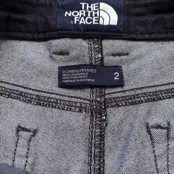The North Face Women's Dark Blue Stretch Denim Jeans Size 2 Inseam 27" - Picture 7 of 7